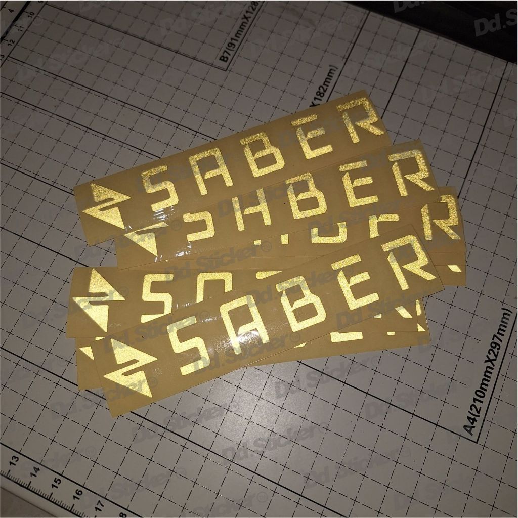 Jual Sticker Saber Industries Size 15cm (Cutting Sticker) | Shopee ...
