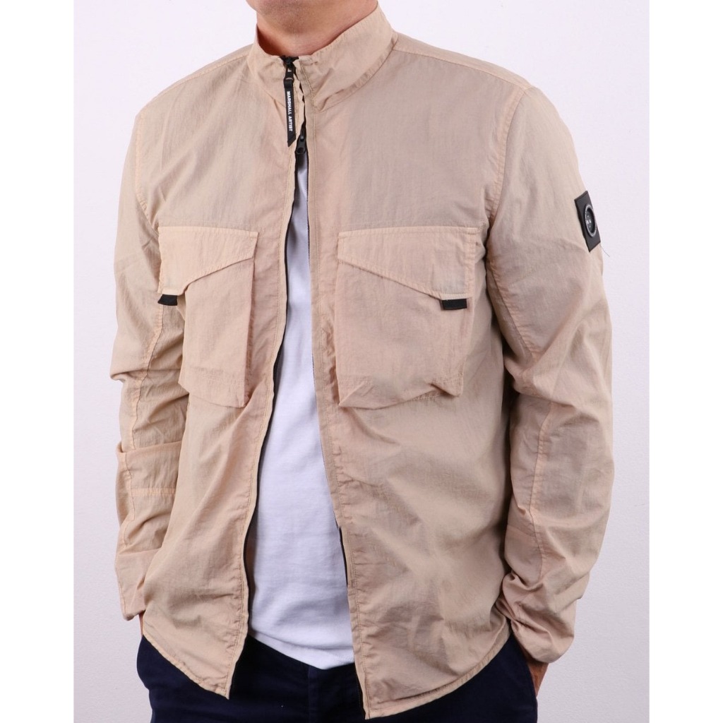 Jual Marshall Artist Garment Dyed Parachute Overshirt Original Shopee Indonesia