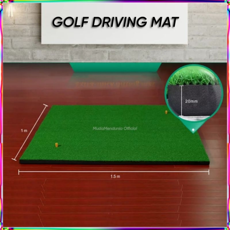 Jual Karpet matras driving golf tebal 3cm ukuran 100cmx150cm kualitas ...
