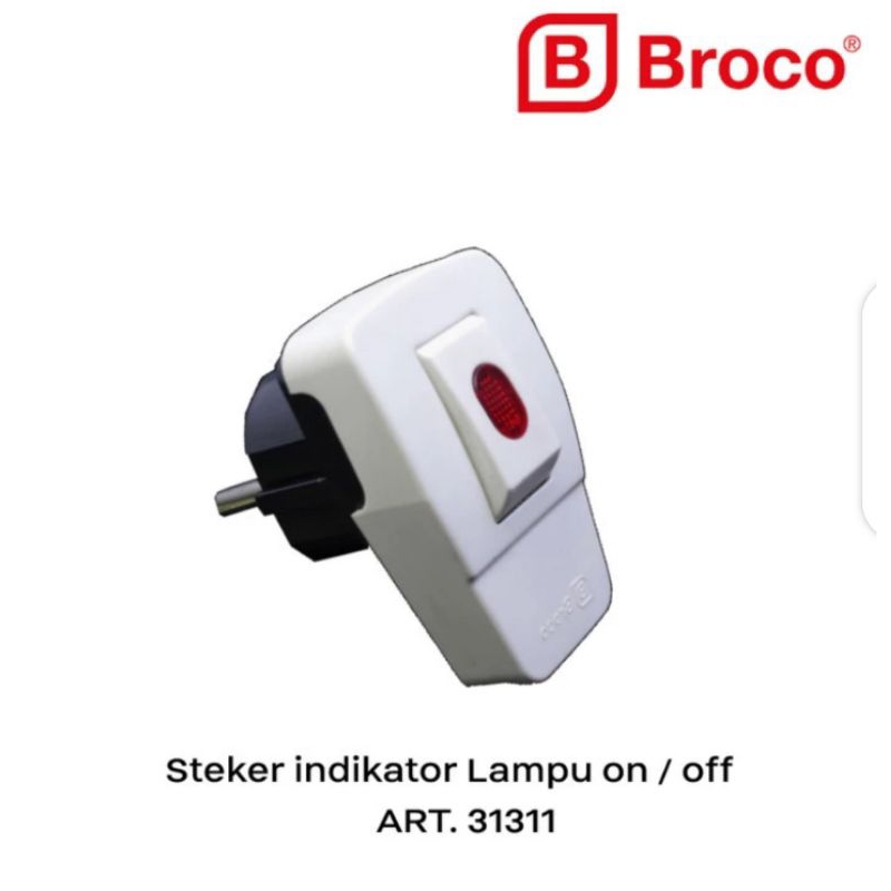 Jual Terlaris Broco Steker Plus Saklar On Off original Sesuai Deskripsi ...