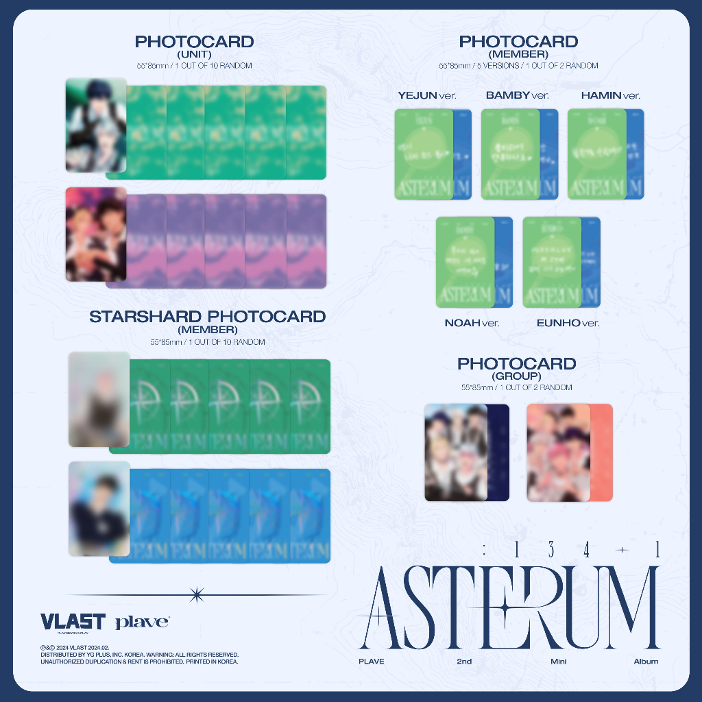 PLAVE アルバム ASTERUM メスタ 限定 特典 トレカ 밤비-レビュー