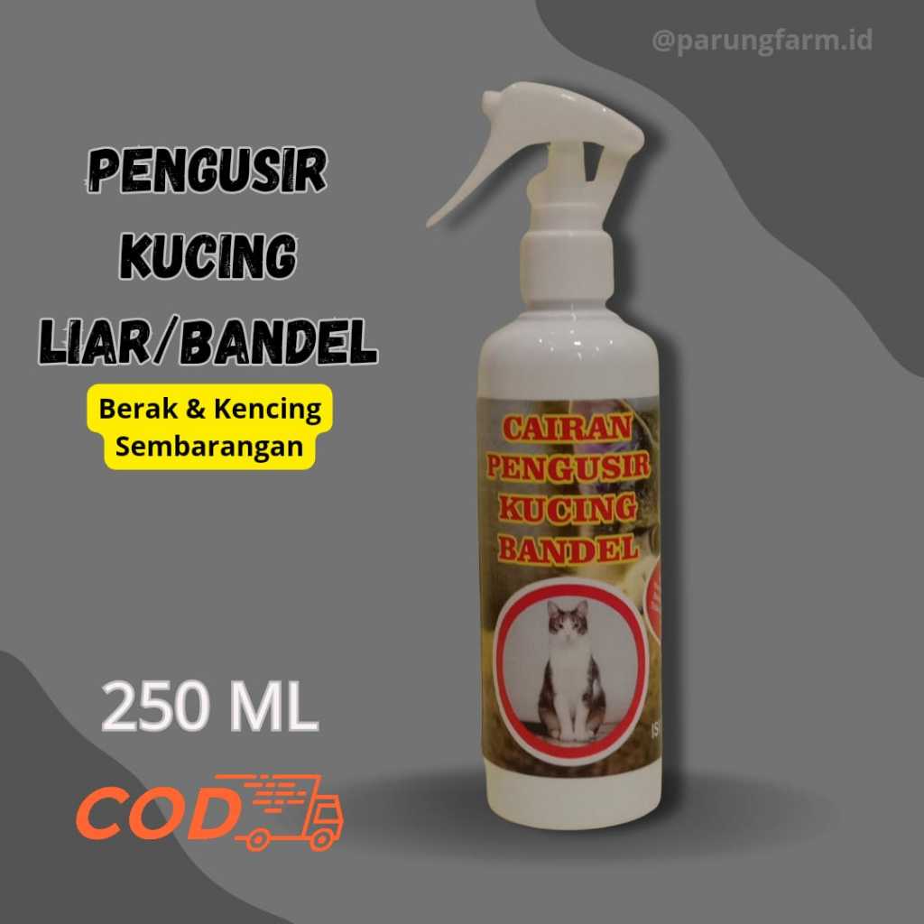 Jual Spray Anti Kucing Liar/Bandel Cairan Pengusir Kucing Pup Dan Kencing Sembarangan Isi 250