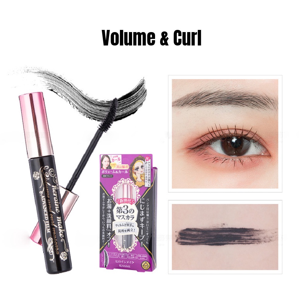Jual ART N92I Kiss Me Heroine Mascara Volume And Curl Super Waterproof