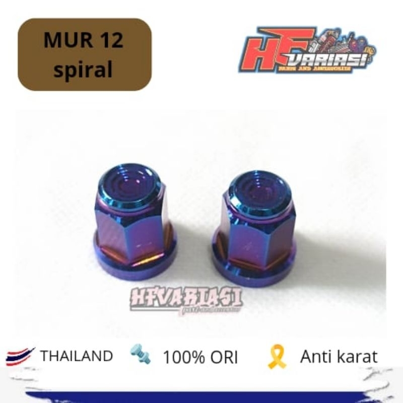 Jual Mur Head 12 M8 Model Spiral Probolt Original Stainless Thailand ...