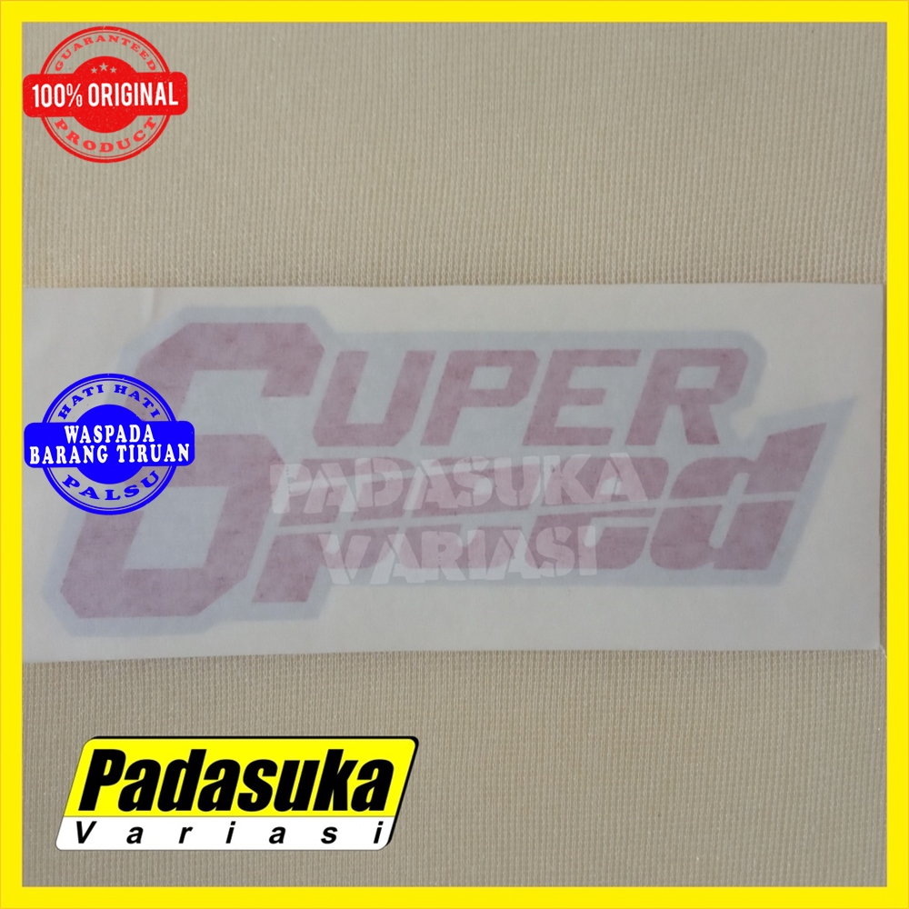 Jual Stiker Super Speed Canter Orisinil KM903189 BUKAN Stiker Super HD ...