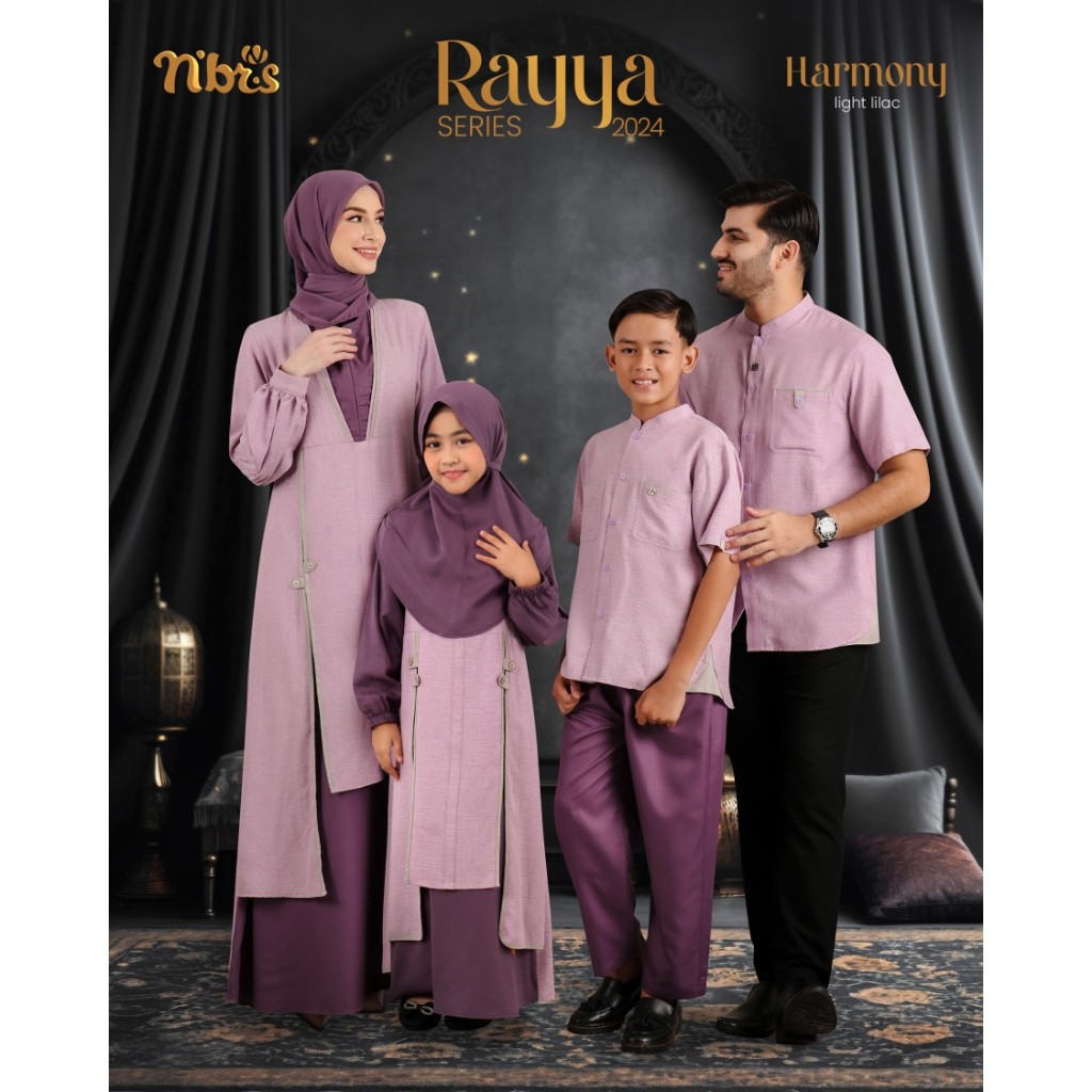 Jual Sarimbit Nibras Terbaru Rayya Series Harmony Light Lilac Shopee Indonesia