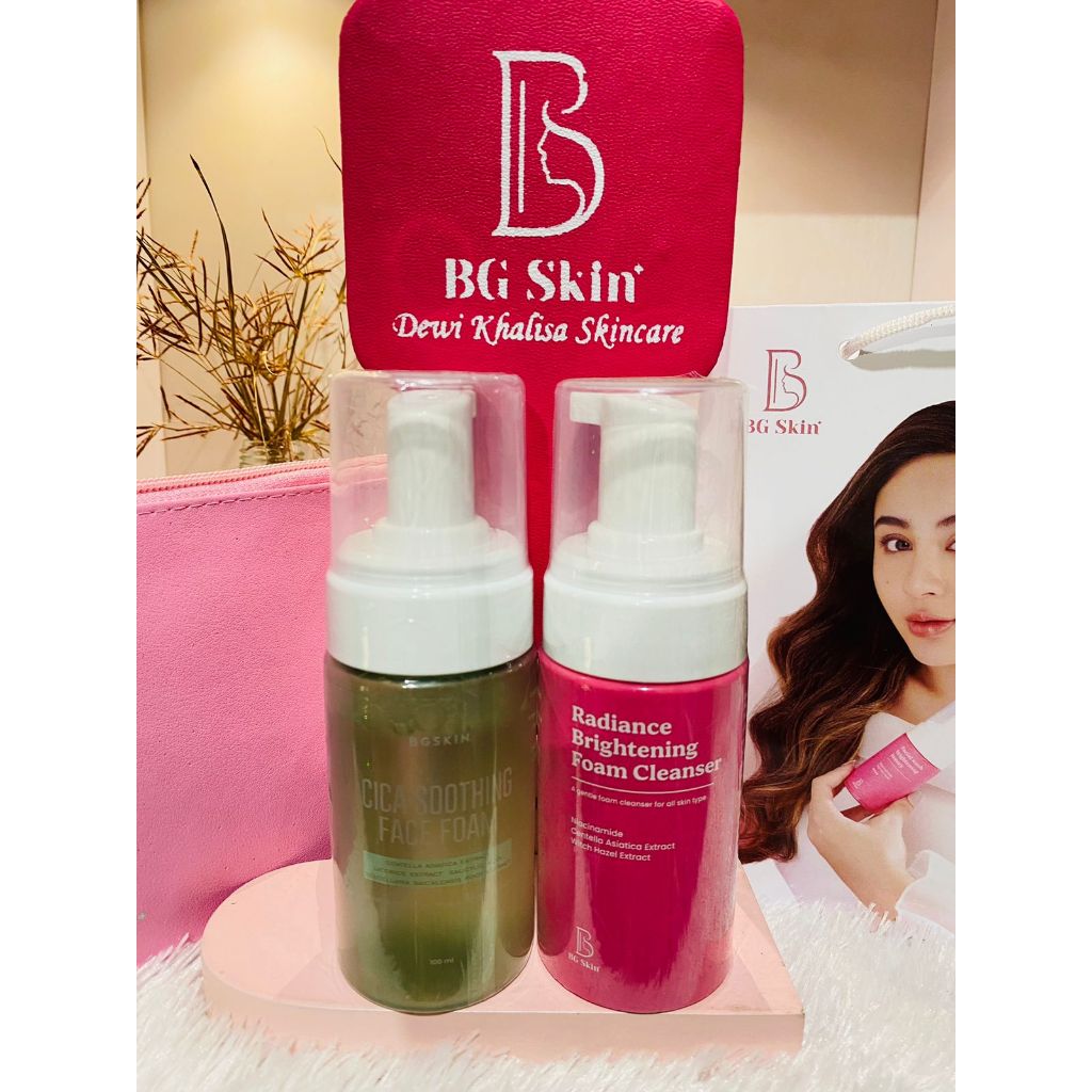 Jual Bg Skin Beauty Glow Facial Wash Radiance Brigtening Foam Cleanser