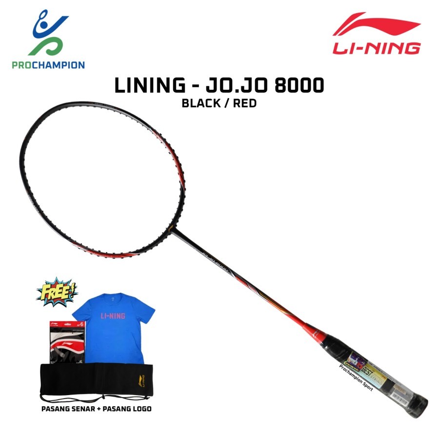 Jual Lining Jojo 8000 Raket Badminton Original | Shopee Indonesia