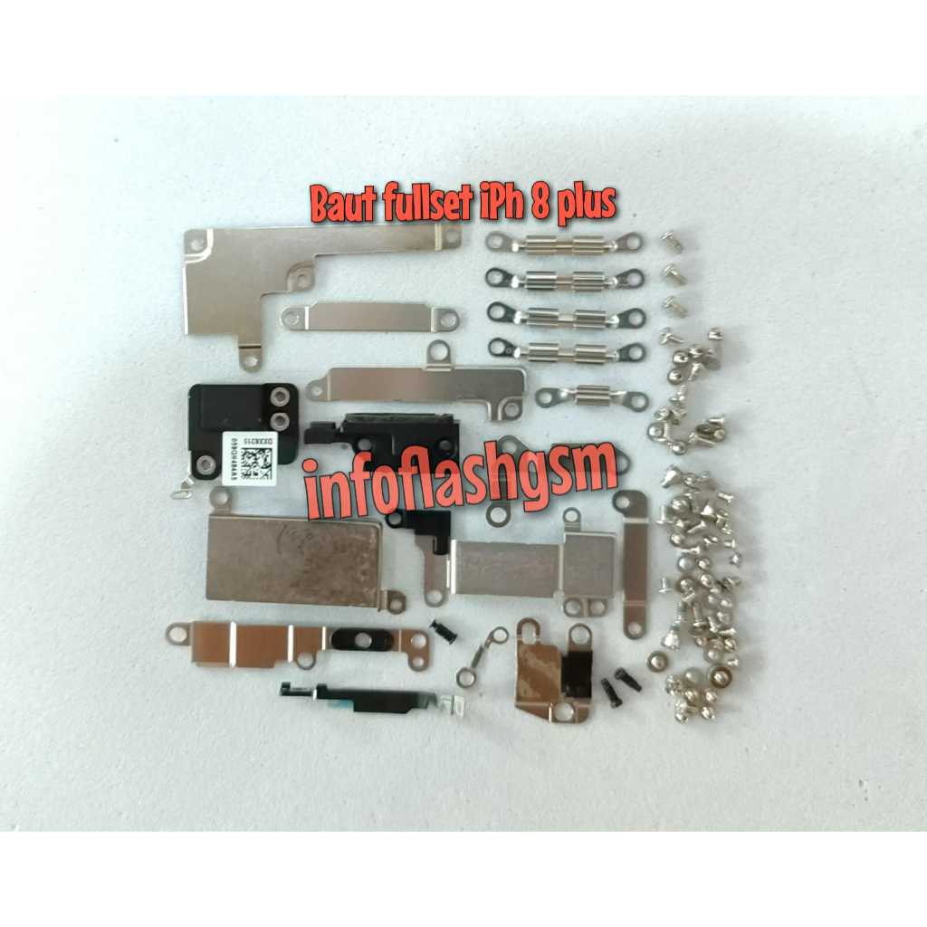 Jual Baut Seng Set Plat Kaleng Bracket Penutup Lcd Baterai Iph ip 8 ...