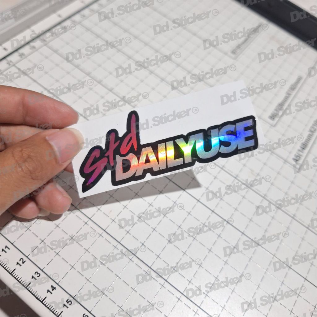 Jual Stiker STD DAILY USE (printcut sticker) | Shopee Indonesia
