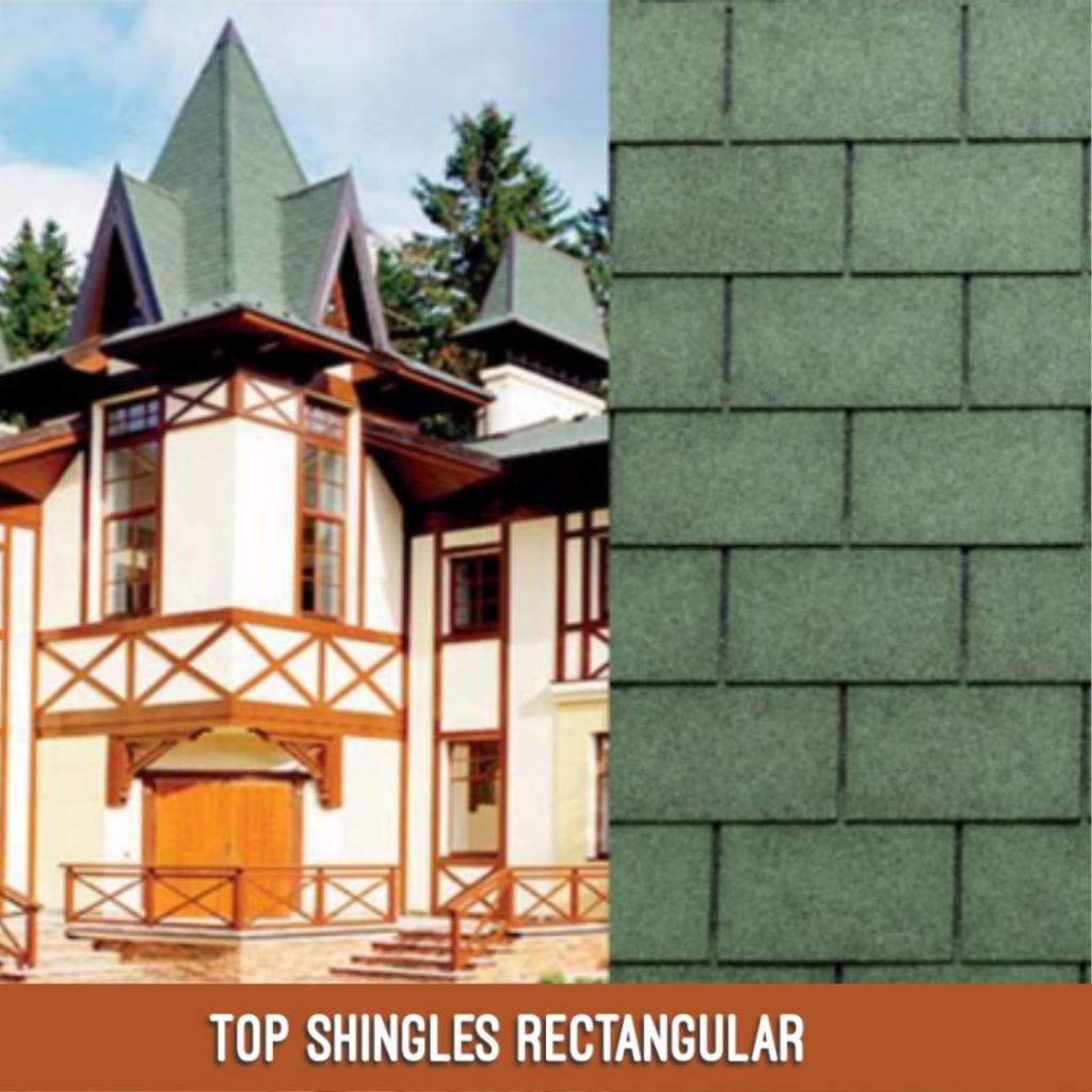 Jual Top Shingles Rectangular Atap Bitumen Tegola lapisan pasir dan ...