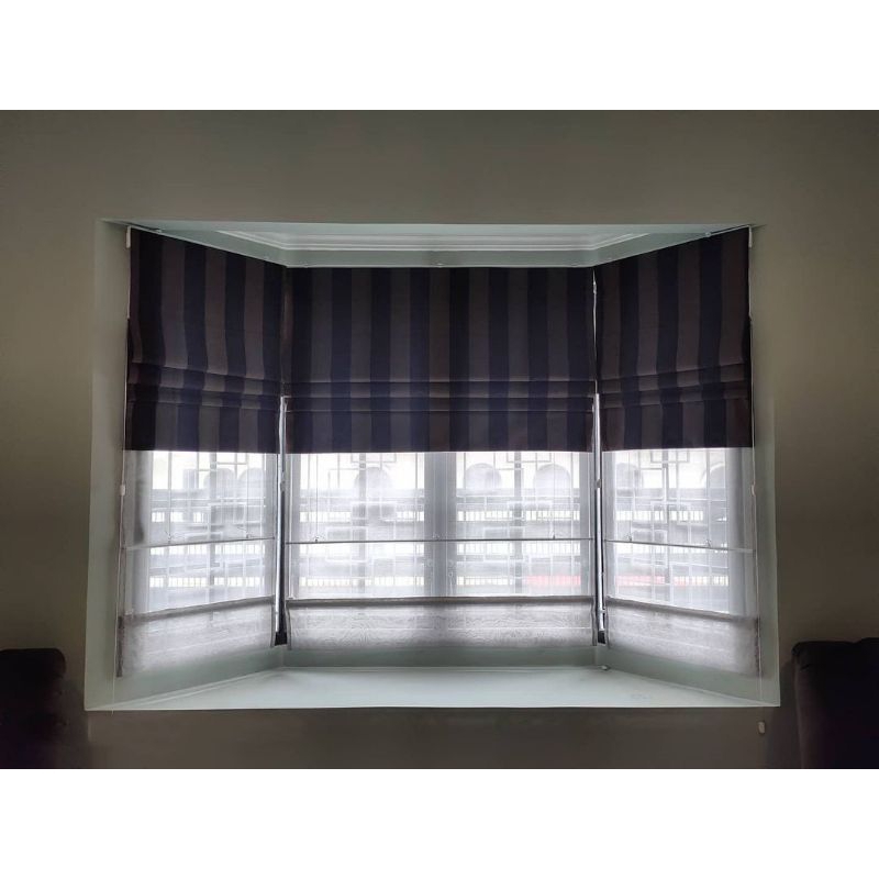 Jual Onna Roman Shades Blind Gordentirai Gulung Lipat Jendela