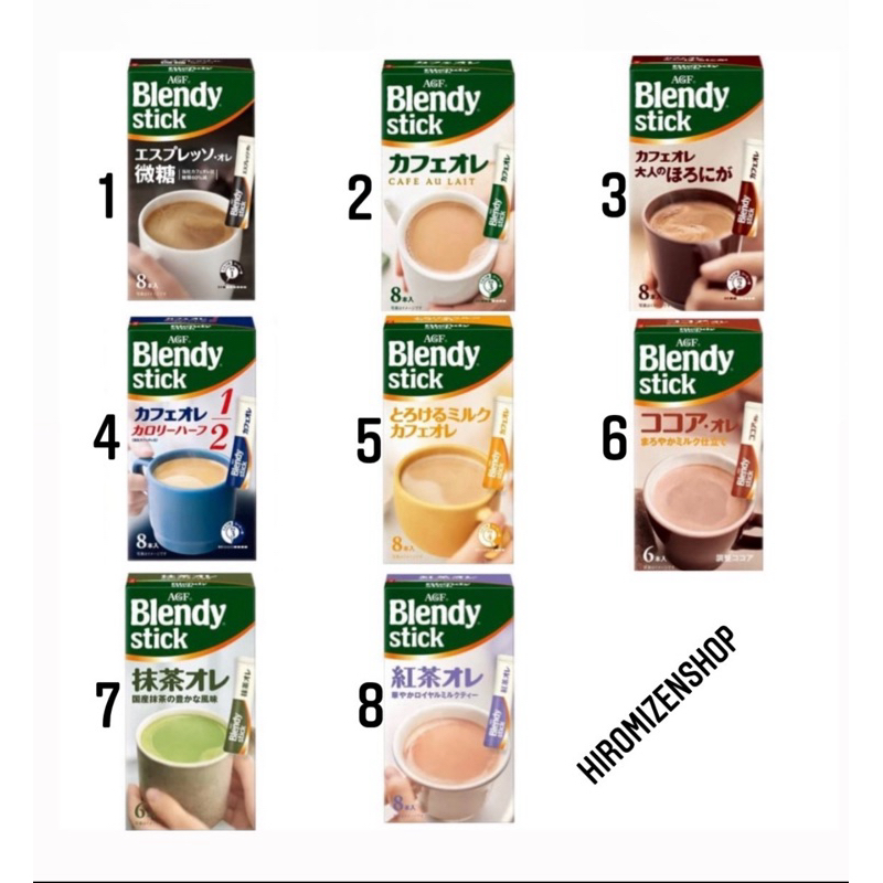 Jual COFFEE KOPI BLENDY JAPAN MATCHA LATTE COCOA LATTE, CAFE LATTE