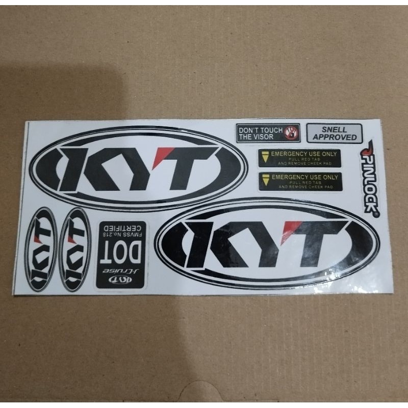 Jual STIKER HELM KYT | Shopee Indonesia