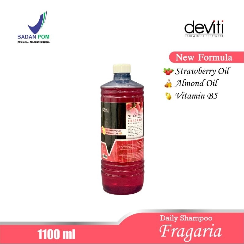 Jual Daily Shampoo With Almond Oil Botol 1100ml Fragaria | Shopee Indonesia