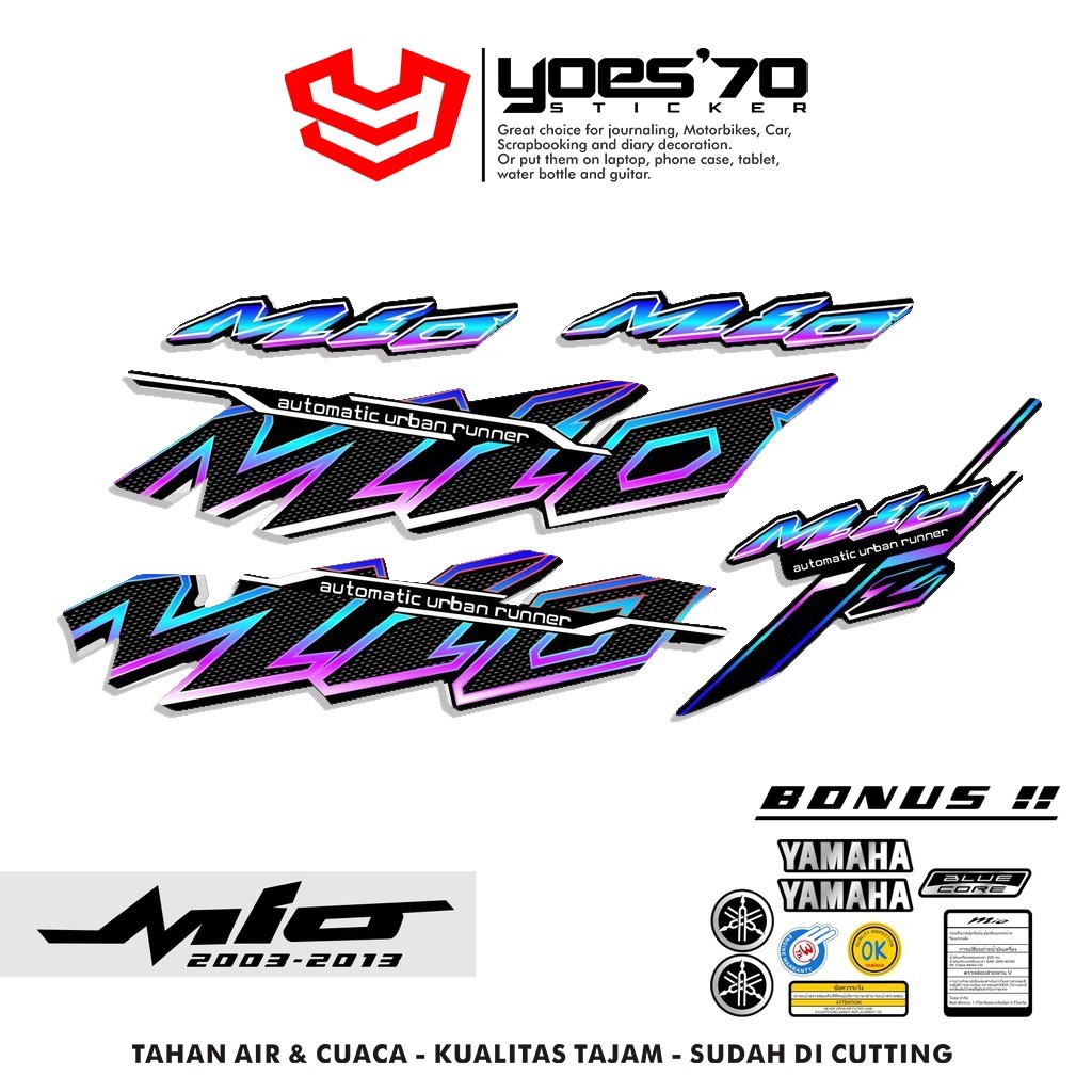 Jual MY7 - STRIPING MIO URBAN / MIO SPORTY / THAILAND / LAMA / SMILE ...