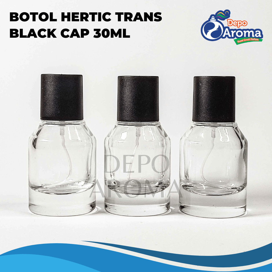 Jual Botol Parfum Hertic Trans Drat Black Cap 30ml | Shopee Indonesia