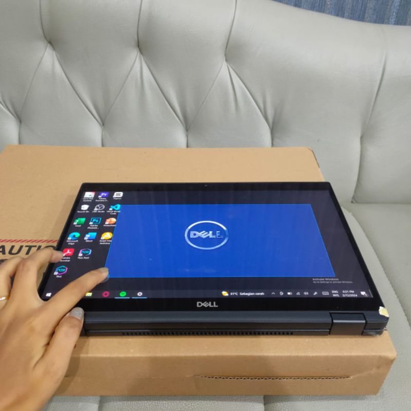 Jual Laptop Dell Latitude 7390 2in 1 Convertible Flip Touchscreen Cor