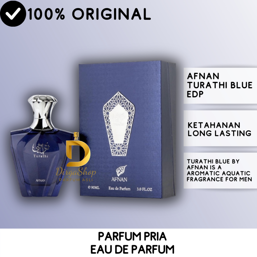 Jual Afnan Turathi Blue EDP For Men | Shopee Indonesia