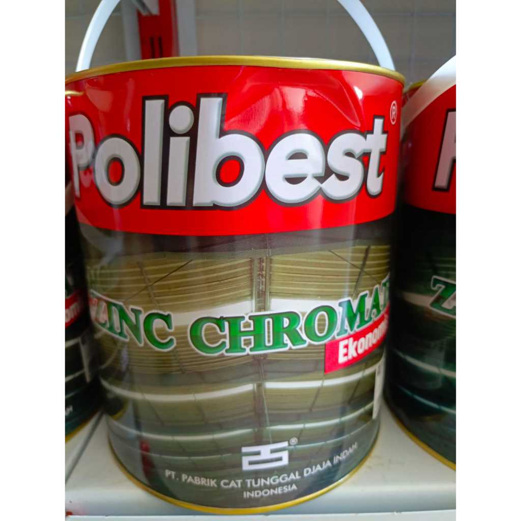 Jual Cat Dasar Meni Besi Polibest Ekonomis/ zinc chromate anti karat 5kg Shopee Indonesia
