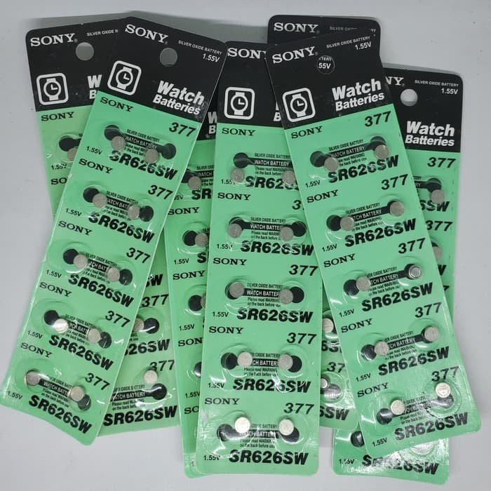 Jual Baterai Sony SR 626 377 Batre Battery Kancing SONY SR626SW 377 LR ...