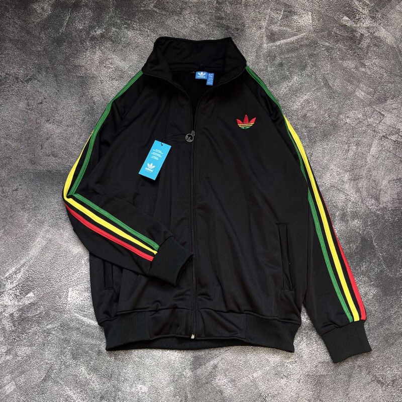 Jual TRAKCTOP ADIDAS STRIP RASTA | Shopee Indonesia