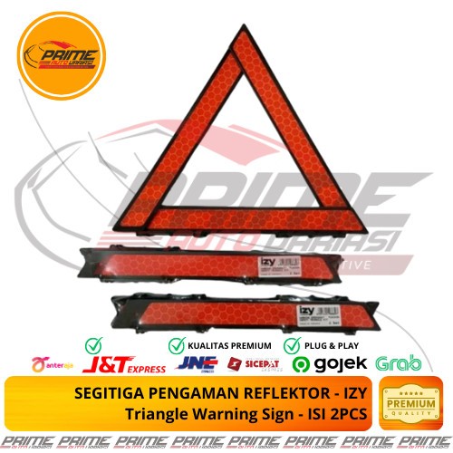 Jual Segitiga Pengaman Mobil Merk Izy Model Rangkai Shopee Indonesia