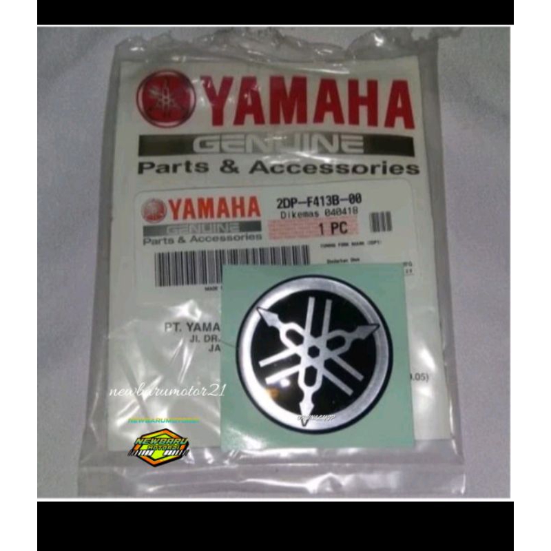Pièces d'origine Yamaha Aerox/Lexi/Nmax tunning fork emblème badge logo