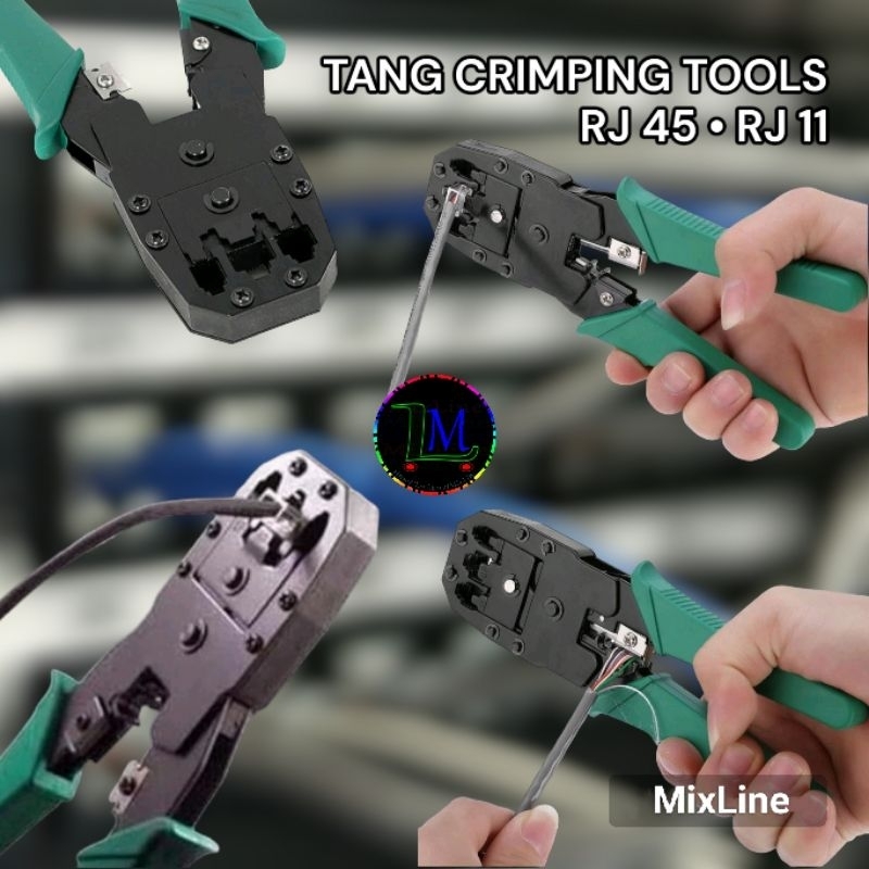 Jual Tang Crimping Tools Networking Tang Krimping RJ45 RJ11 | Shopee ...