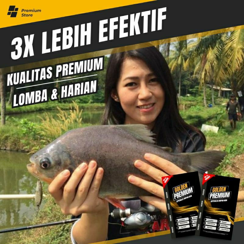 Jual Umpan ikan gacor GOLDEN PREMIUM umpan pelet mancing ikan mas bawal ...