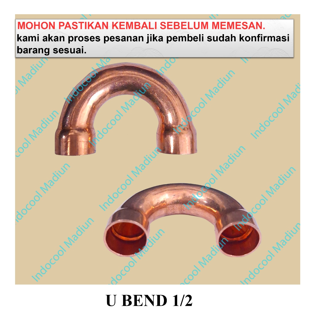 Jual U1/2 U BEND AC TEMBAGA/ U BEND UKURAN 1/2 | Shopee Indonesia