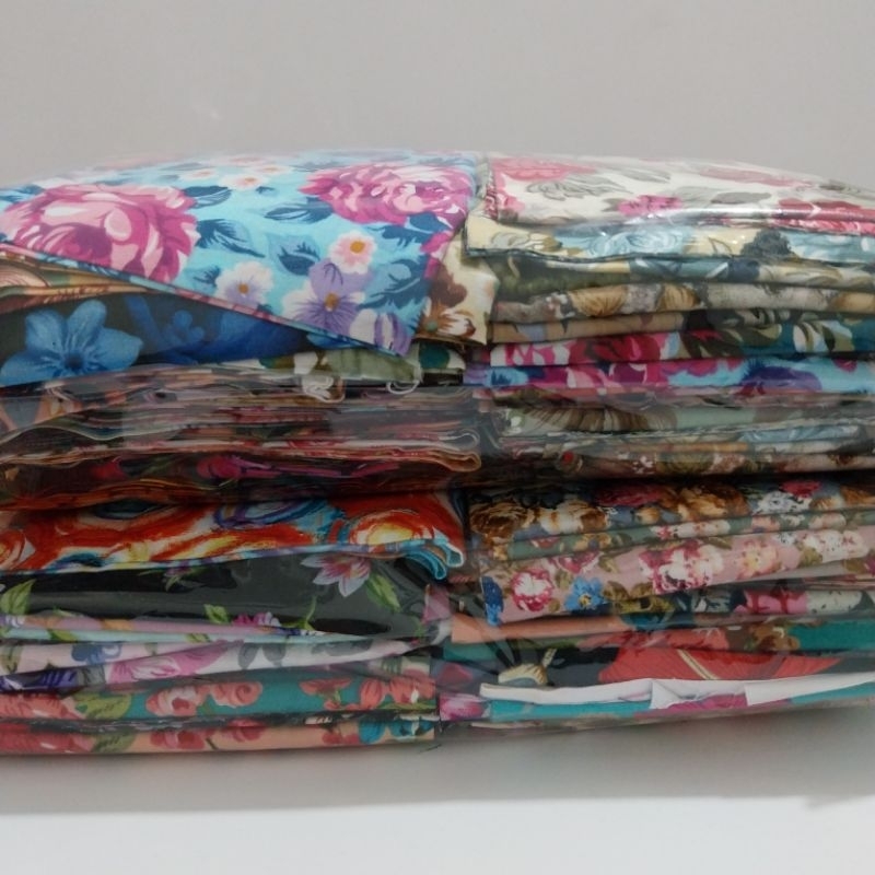 Jual kain perca katun / kain sisa produksi katun / kain sisa contoh