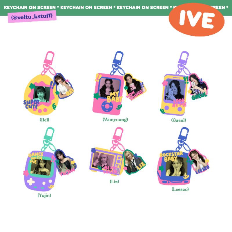 Jual Volt Keychain: On Screen series ENHYPEN & IVE | Shopee Indonesia