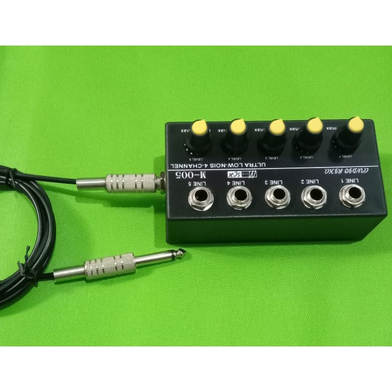 Jual Parallel input mic 5 Chanel M-005. multifungsi. untuk penambah ...