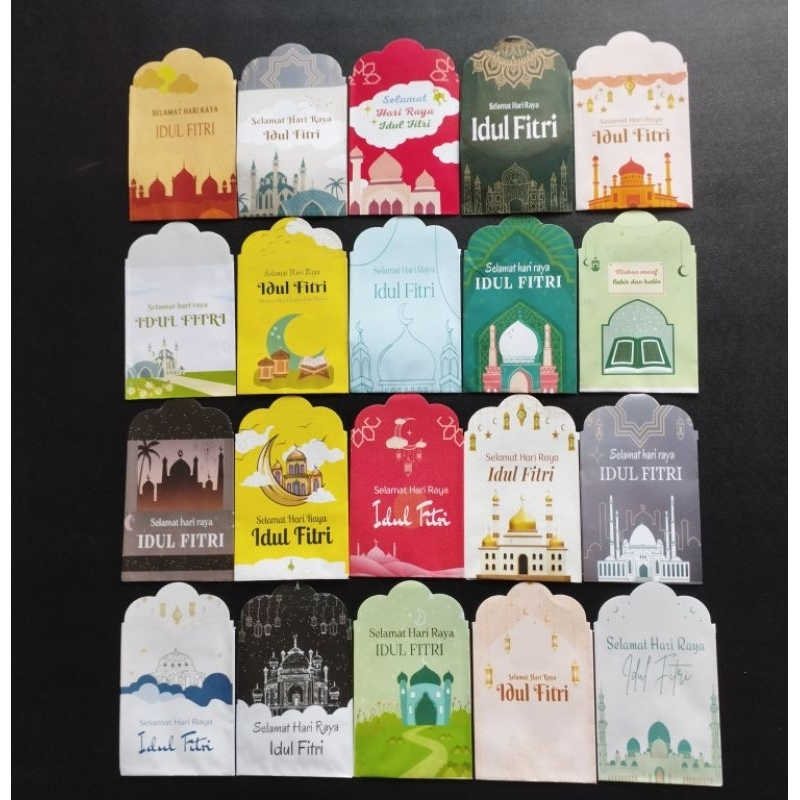Jual Amplop Lebaran Idul Fitri Isi 10 PCS Amplop Hari Raya Idul Fitri