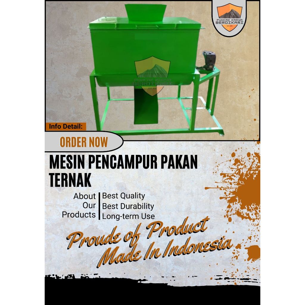 Jual Mesin Pengaduk Pakan Ternak Pengaduk Pencampur Pakan Ternak Shopee Indonesia