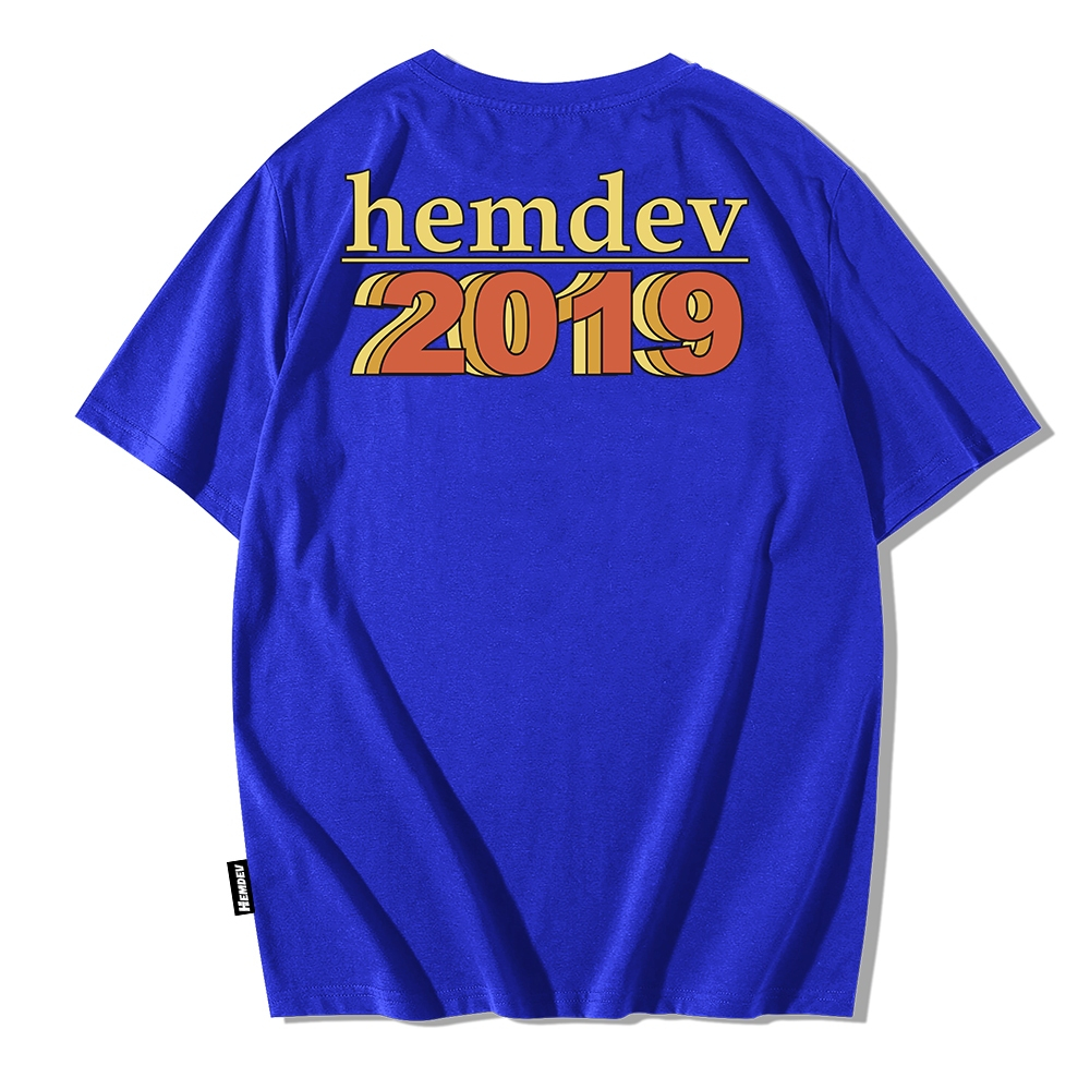Jual Hemdev Heavyweight 16s Tshirt Boxy Fit Atlethic Blue Unisex ...