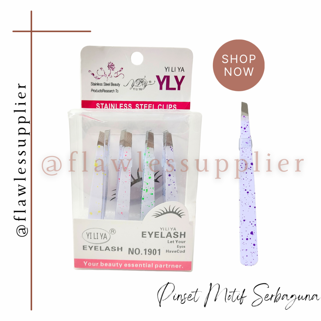 Jual PINSET WARNA STAINLESS STEEL CLIPS SERBAGUNA PINSET MOTIF ...