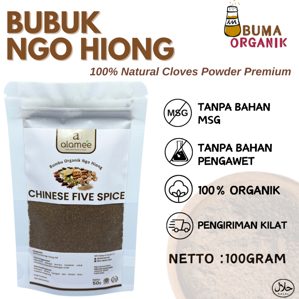 Jual Ngohiong Powder Bubuk Ngo Hiong Bumbu Masak Chinese Five Spice