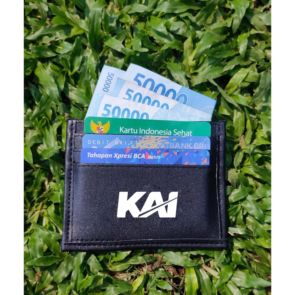 Jual Dompet Card Holder Logo Perusahaan BUMN Akhlak/PELNI/KAI/Telkom ...