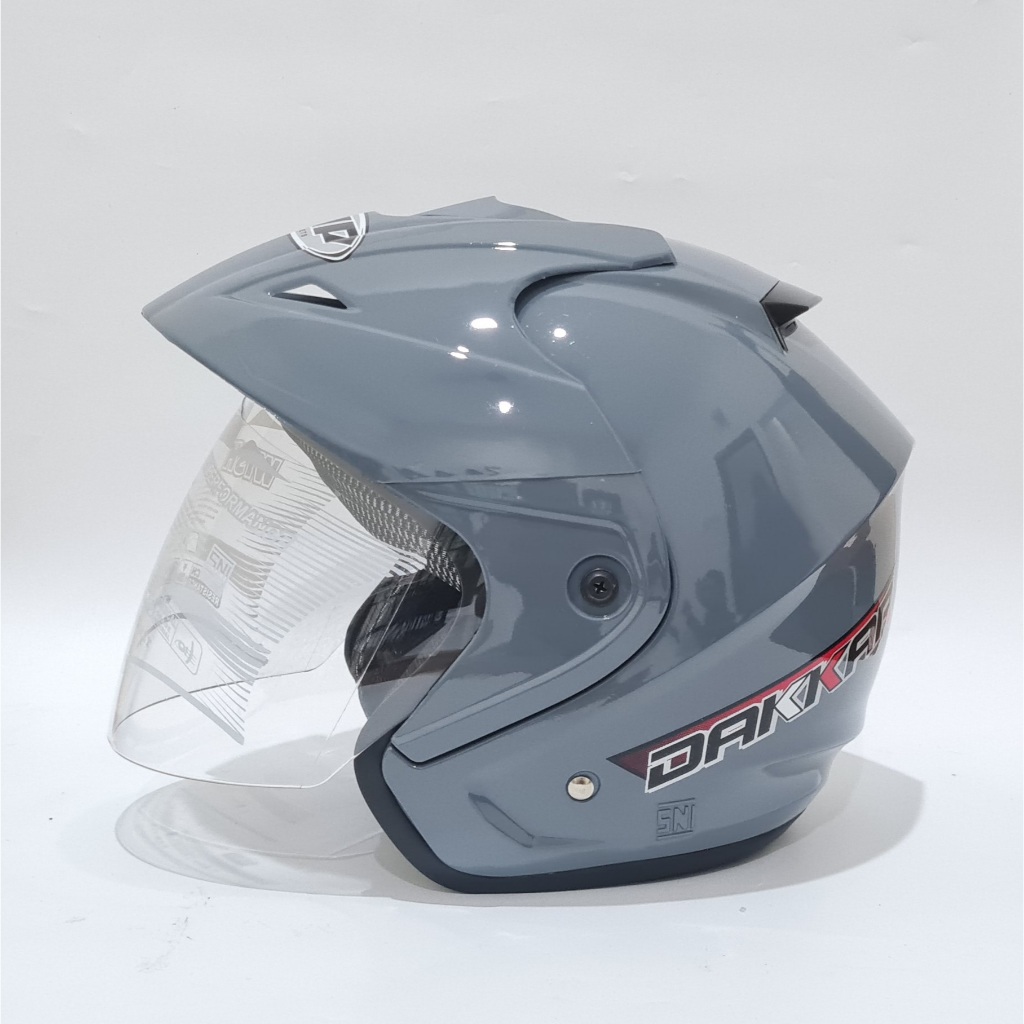 Jual Helm Motor Helem Half Face Dewasa SNI tipe Dakkar helm cowok cewek