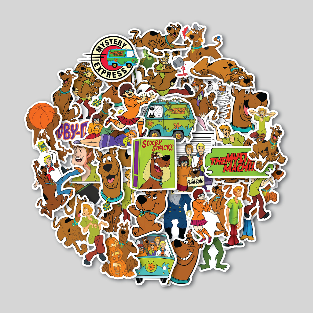 Jual STICKER PACK SCOOBY DOO | STICKER TUMBLER | STIKER LAPTOP KOPER ...