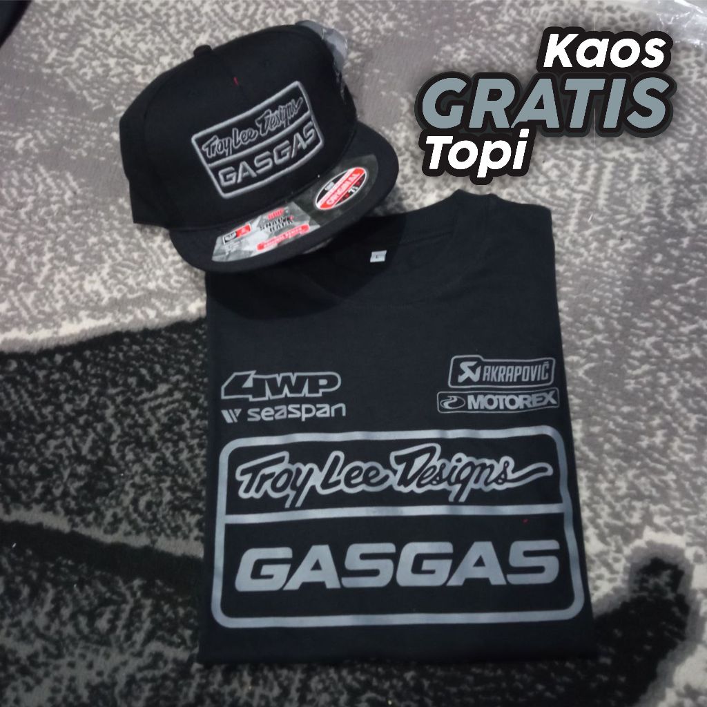 Jual Kaos GAS GAS Racing/ 208/ Kaos GAS GAS/ Kaos KTM Racing/ Kaos ...