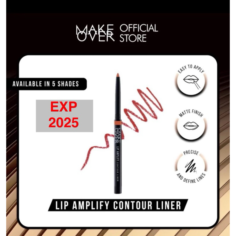 MAKE OVER, Lip Amplify Contour Liner 02 Flatter