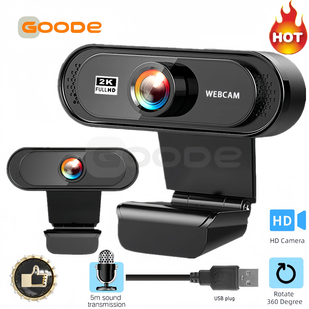 Jual GOODE High Definition Webcam Laptop With 360 Degree Rotation And ...