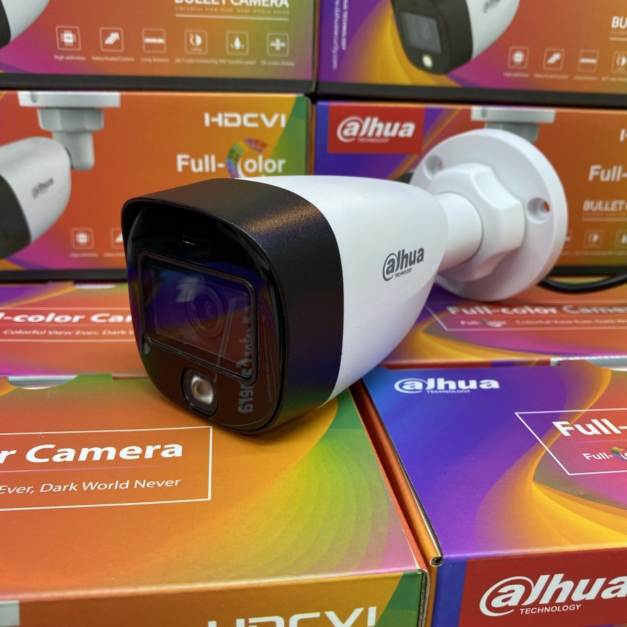 Jual KAMERA DAHUA FULL COLOR OUTDOOR 2MP | Shopee Indonesia