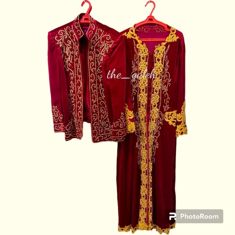 Jual Sepasang Baju Resepsi Pernikahan Baju Penganten Minang Model
