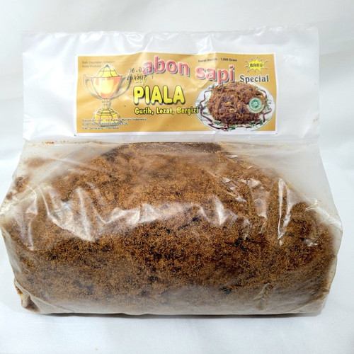 Jual Abon Sapi Piala Kemasan Bag 1Kg / Abon Sapi / isian pastel enak ...