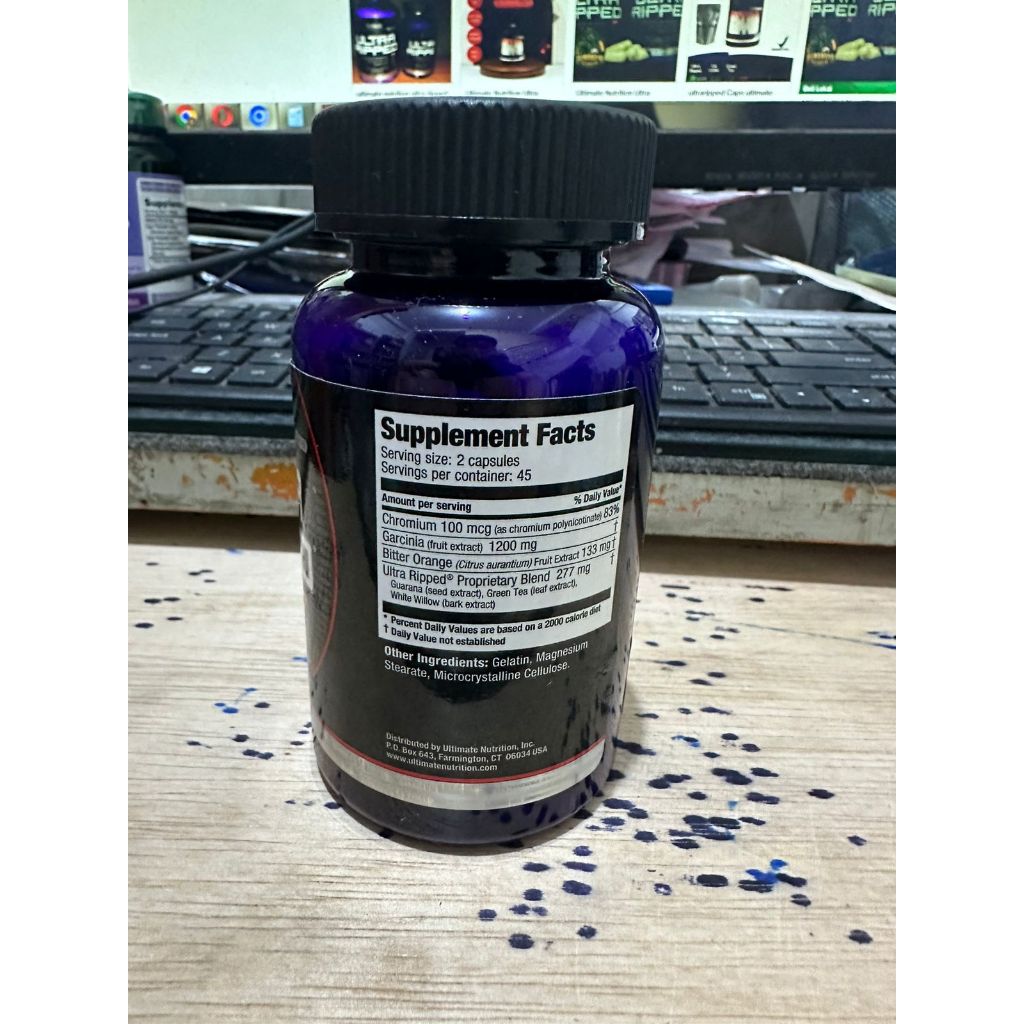 Jual Ultimate Nutrition UN UR Ultra Ripped FAF Pembakar Lemak 90 Caps ...