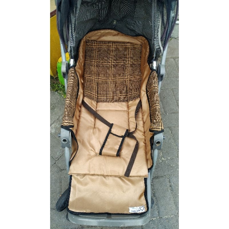 Ganti kain cheap stroller pliko